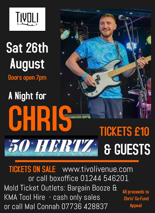 A Night for Chris (50 Hertz) – Saturday 26th August 2023
